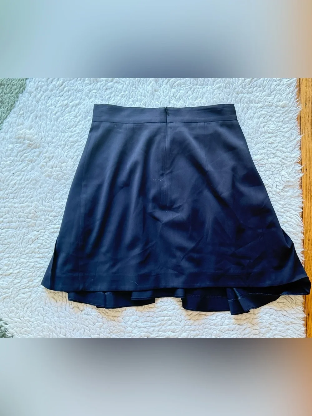 Rare Vintage Cue : Dion Lee 100% Silk Architectural Pleated Mini Skirt US 6